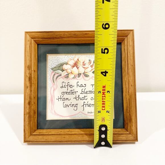 Vintage Grandma Feminine Floral Cottage Loving Friend Photo Wall Print Hanging - Picture 2 of 6